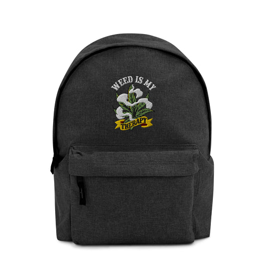 Adjustable Embroidered Backpack